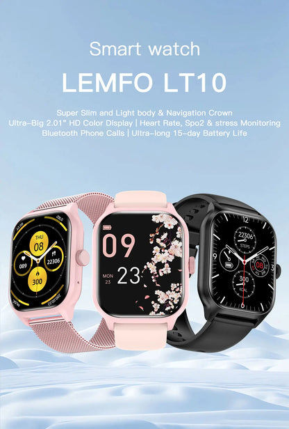 LEMFO LT10 smartwatch, fitness tracker, sports modes