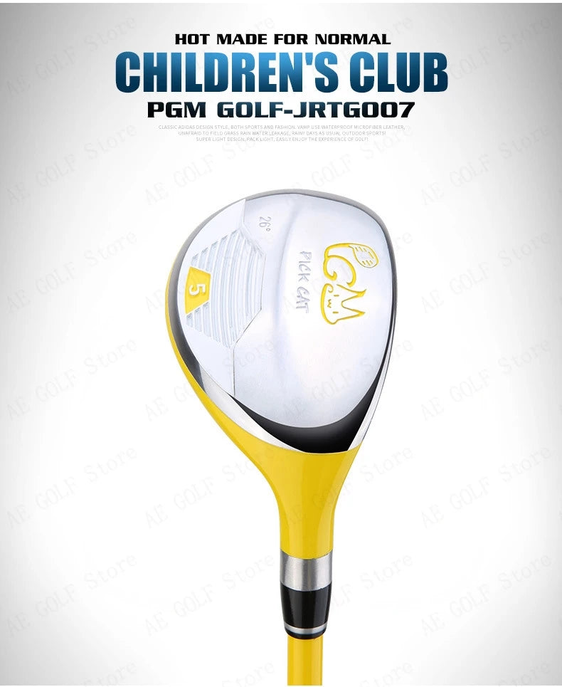 PGM Kids Golf Club Set for ages 3-12, practice set for boys and girls