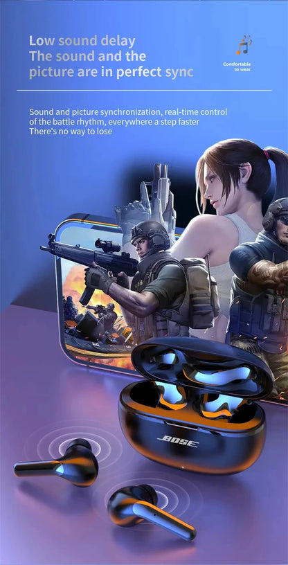 BOSEnok Air 7 Wireless Bluetooth Sports Headphones