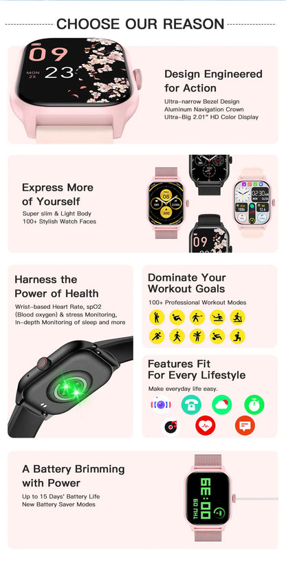 LEMFO LT10 smartwatch, fitness tracker, sports modes