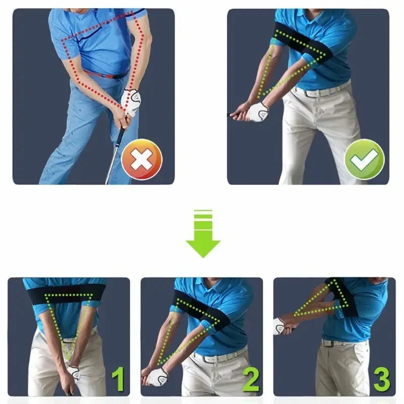Golf Swing Training Tool, for correcting swing technique