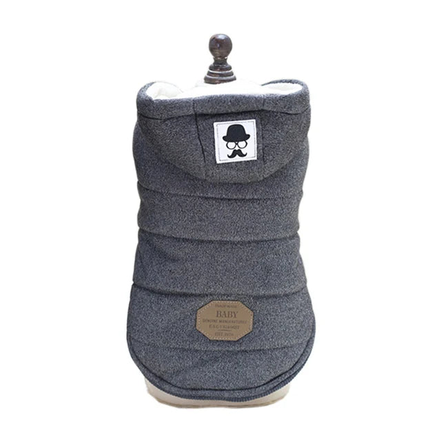 Dog winter coat, thick and warm material, for small and medium-sized dogs