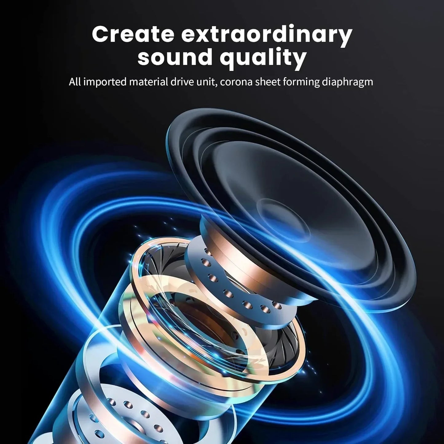 Langattomat Bluetooth-kuulokkeet Over-Ear – HiFi Stereo, HD-mikrofoni, TF/AUX – Pinkki