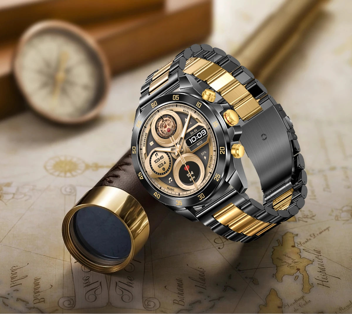 EIGIIS NX1 Pro smartwatch 1"43 AMOLED display, over 100 watch faces, diverse sports modes