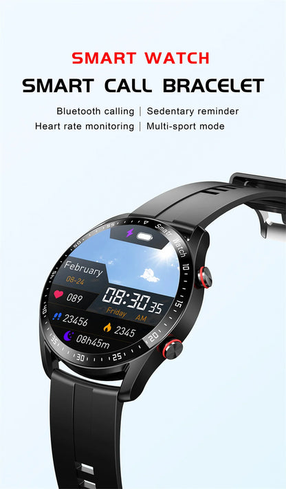 Premium Smartwatch, Bluetooth calls, versatile health tracking, fitness tracking, business design