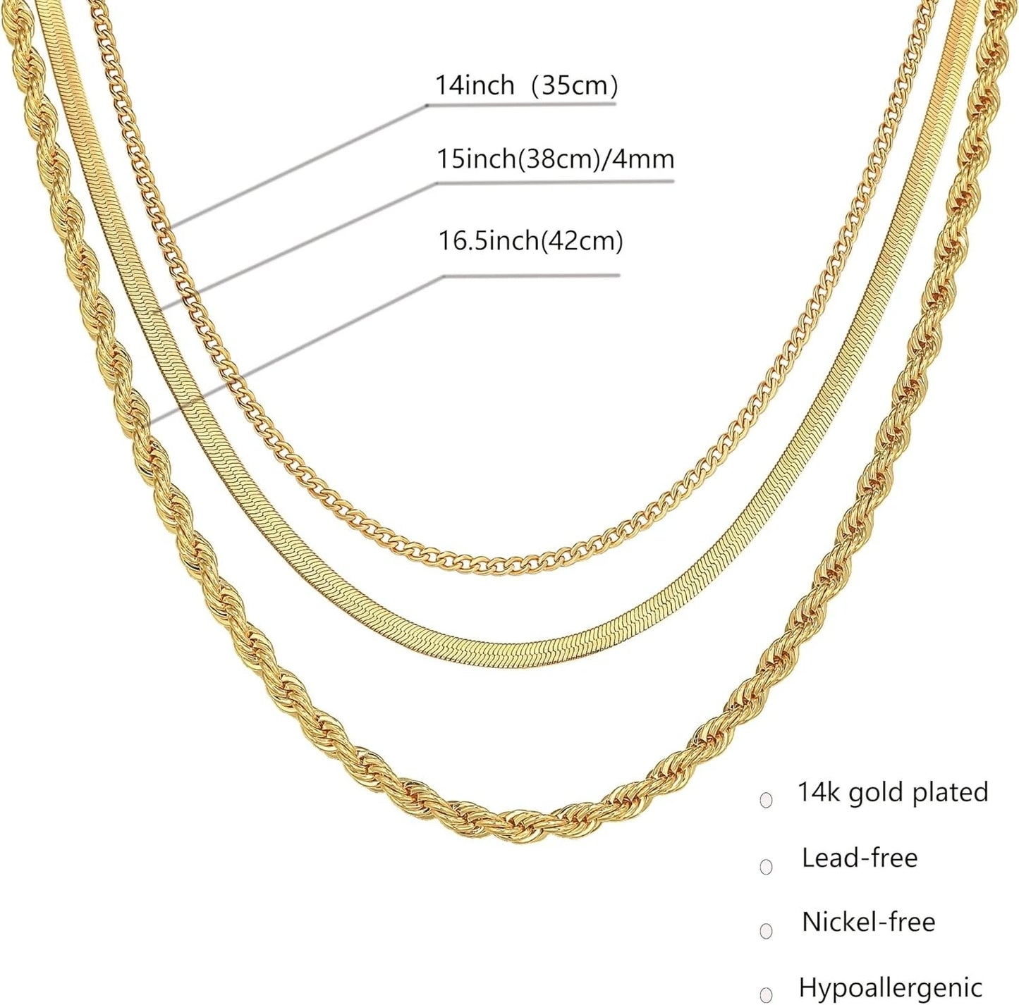 Stylish gold choker necklace for women, full package