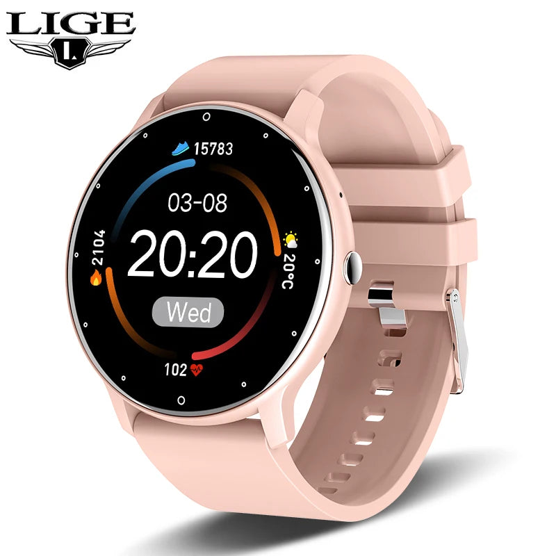 LIGE Smartwatch for women and men for an active lifestyle. New 2025, Popular
