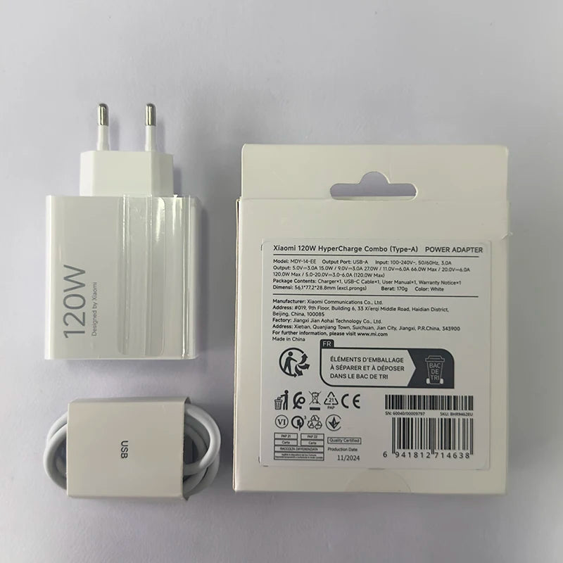 Xiaomi 120W Hypercharge -pikalaturipaketti