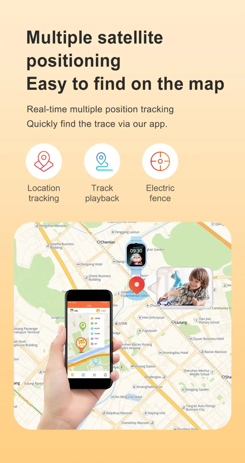 Kids Smartwatch 4G GPS, Video Calls, Wifi Location, SOS Emergency Button