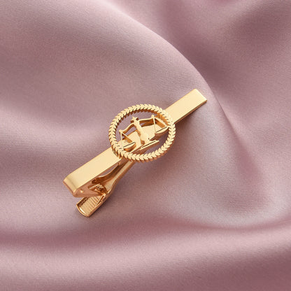 Men's Lawyer Tie Clip, Scales of Justice