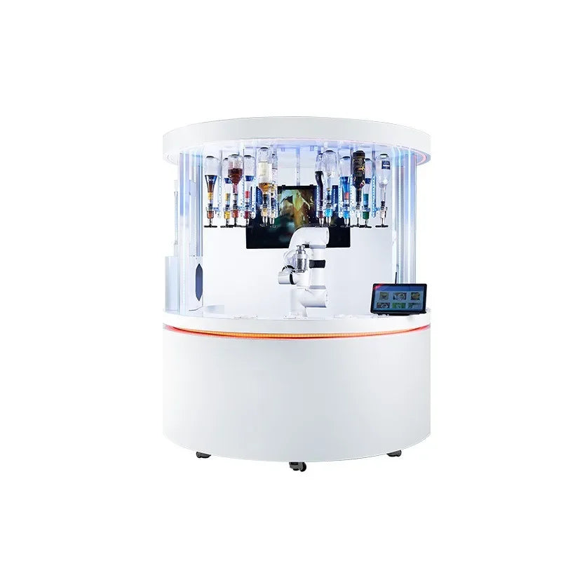 Smart bartender robot arm, automatic cocktail robot for bars