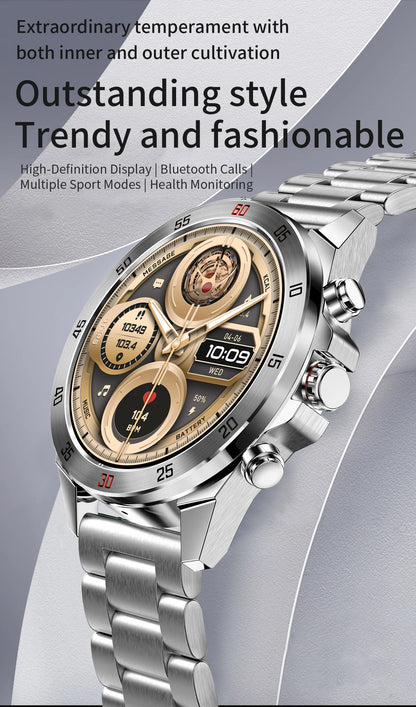 EIGIIS NX1 Pro smartwatch 1"43 AMOLED display, over 100 watch faces, diverse sports modes