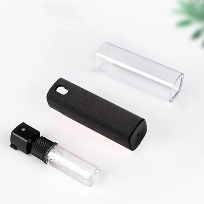 2-in-1 Näytönpuhdistusspray – Kannettava Puhdistussetti Mikrokuituliinalla