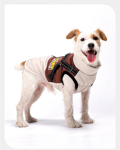 Warm dog winter coat for large dogs