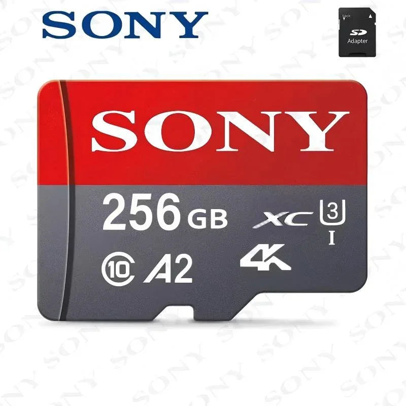 Sony Micro SD-muistikortti 64GB-1TB – Class 10 TF-kortti Puhelimeen, Kameraan ja Droneen