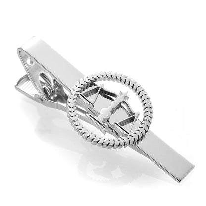 Men's Lawyer Tie Clip, Scales of Justice