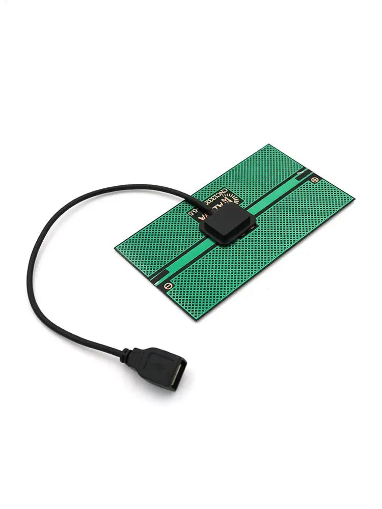 1.65W Kannettava Aurinkopaneeli 5.5V – Mini-aurinkopaneeli Ulkoiluun – Puhelin & Tabletti