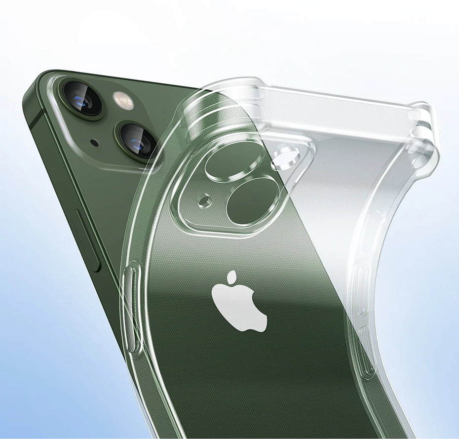 UGREEN Airbags Suojakuori iPhone 15/14/13 Pro Max - Läpinäkyvä Iskunkestävä