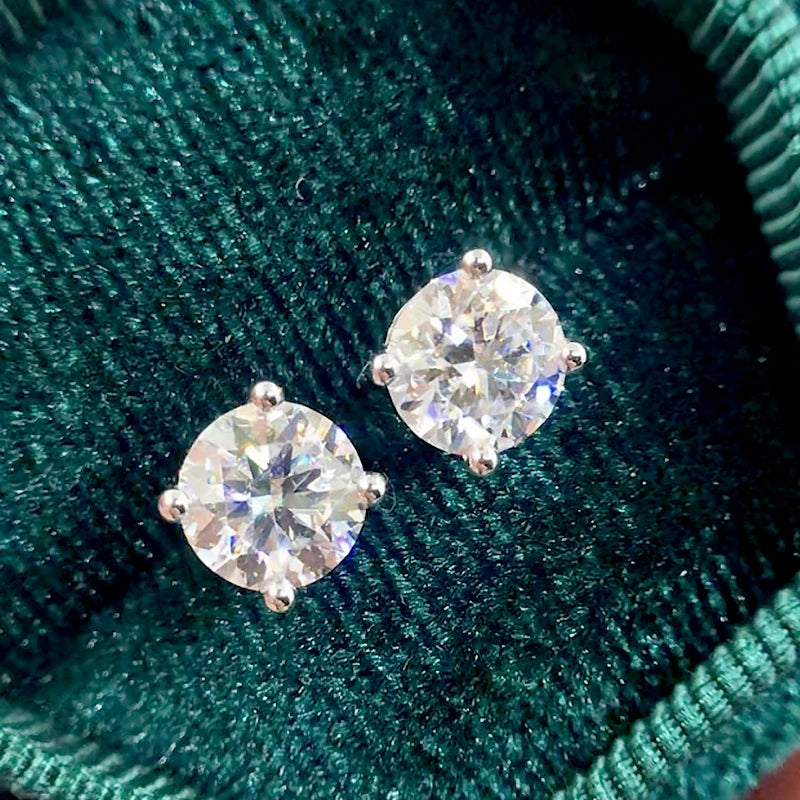 COSFIX Moissanite nappikorvakorut naisille