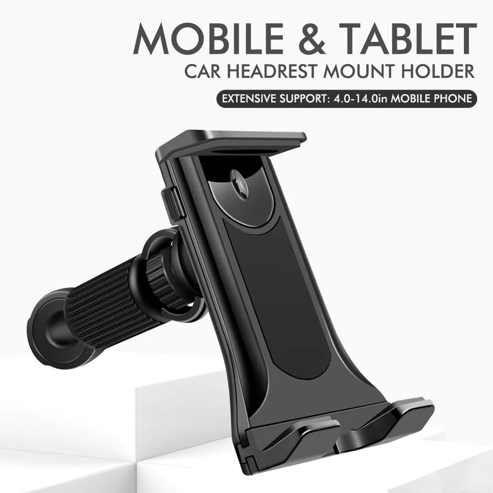 360° Kääntyvä Puhelimen/Tabletin Pidike – Auton niskatuki, pyörä, juoksumatto