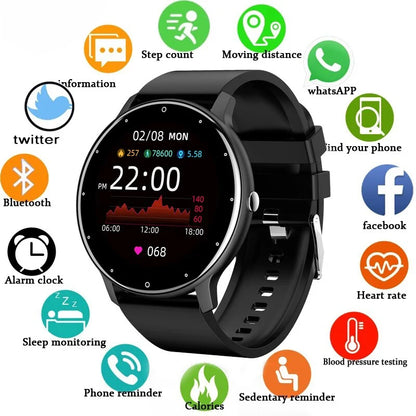 LIGE Smartwatch for women and men for an active lifestyle. New 2025, Popular
