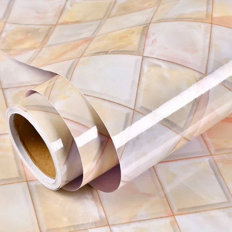 Marble patterned self-adhesive wallpaper, available in many different variations