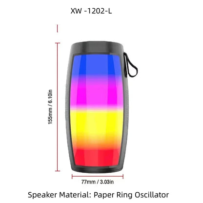 PHONEPACE Bluetooth speaker, spectacular lighting