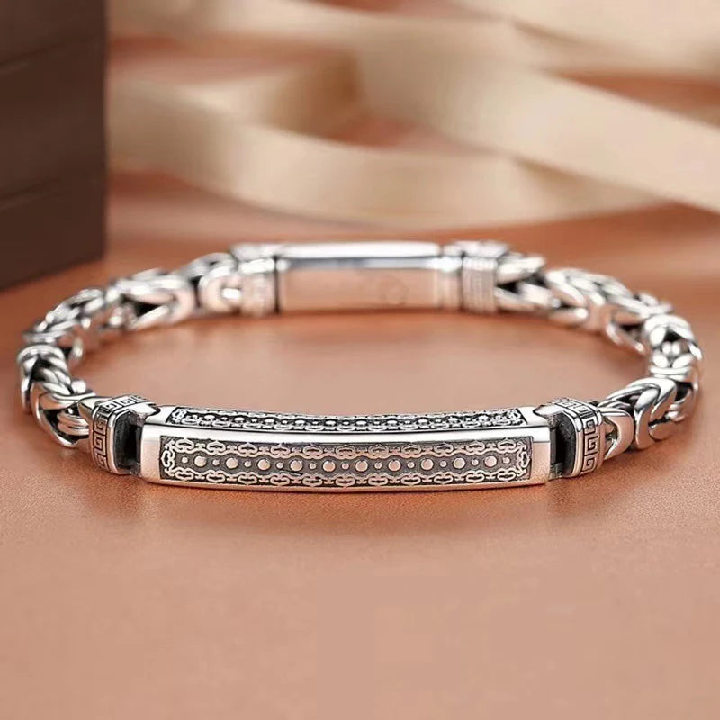 S925 Silver Men's Bracelet