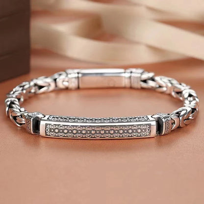 S925 Silver Men's Bracelet