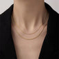 Vintage gold punk necklace for women, available in different variations