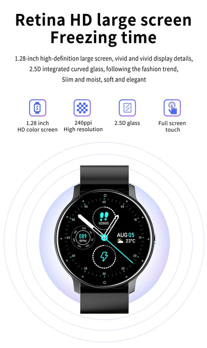 LIGE Smartwatch for women and men for an active lifestyle. New 2025, Popular