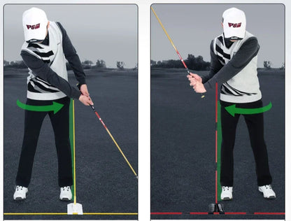 PGM golf swing training tool, for angle adjustment and posture correction