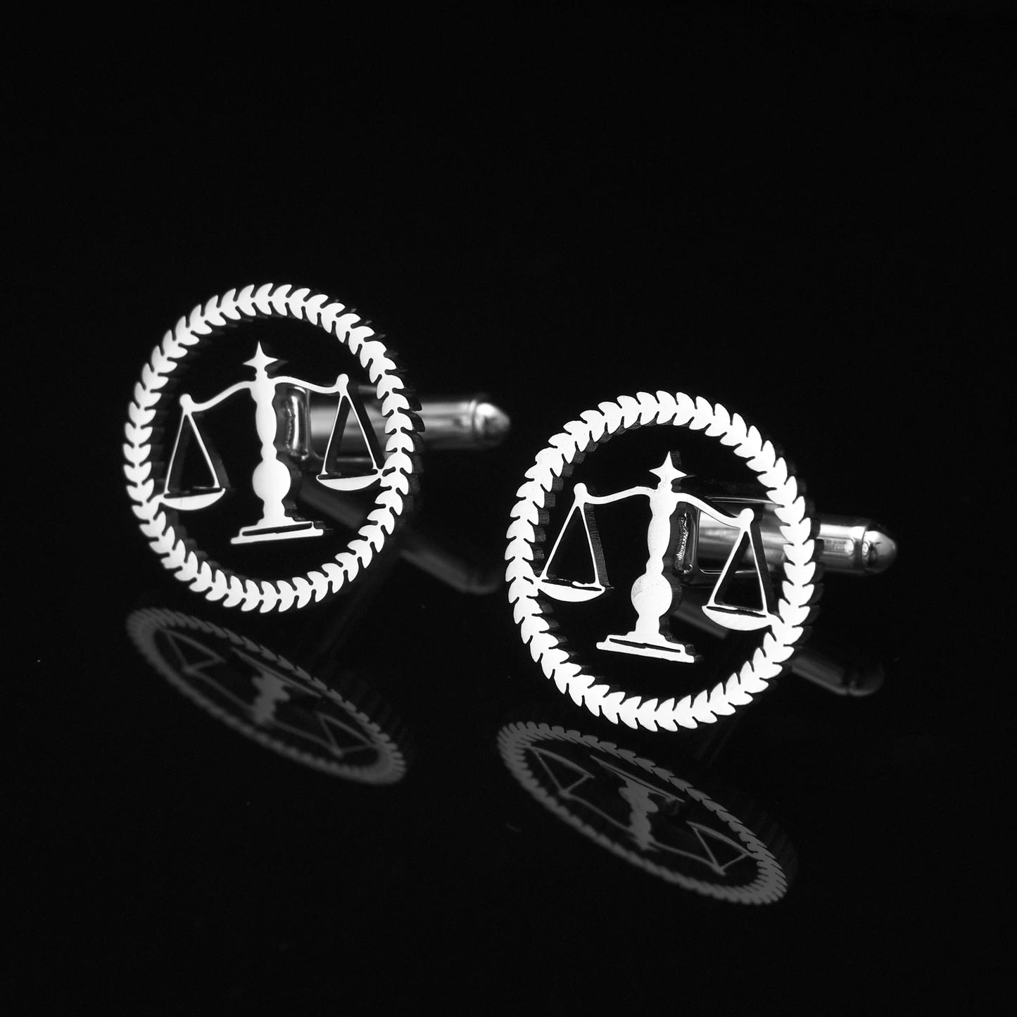 Men's Lawyer Tie Clip, Scales of Justice