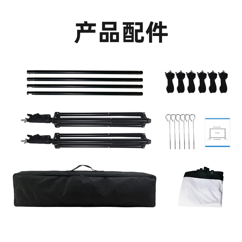 Kannettava Projektorikangas 60" – Lattiamalli ulko- ja sisäkäyttöön