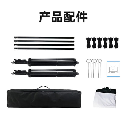 Kannettava Projektorikangas 60" – Lattiamalli ulko- ja sisäkäyttöön