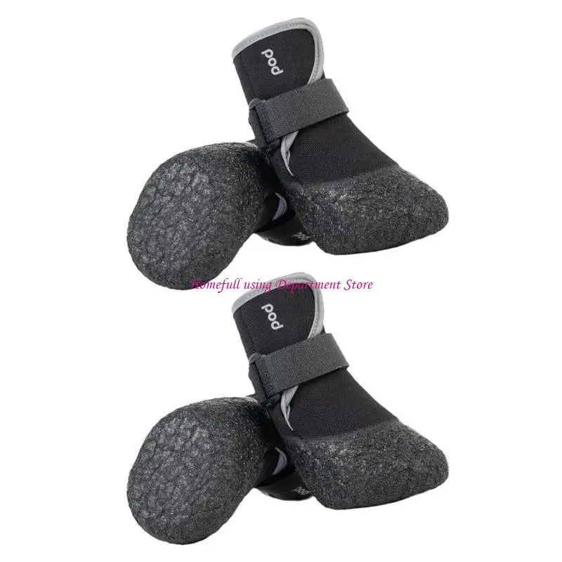 Soft-soled dog shoes 4pcs