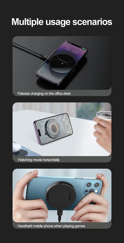 30W Magneettinen Langaton Laturi & Puhelinteline – MagSafe iPhone 17/16/15/14/13/12