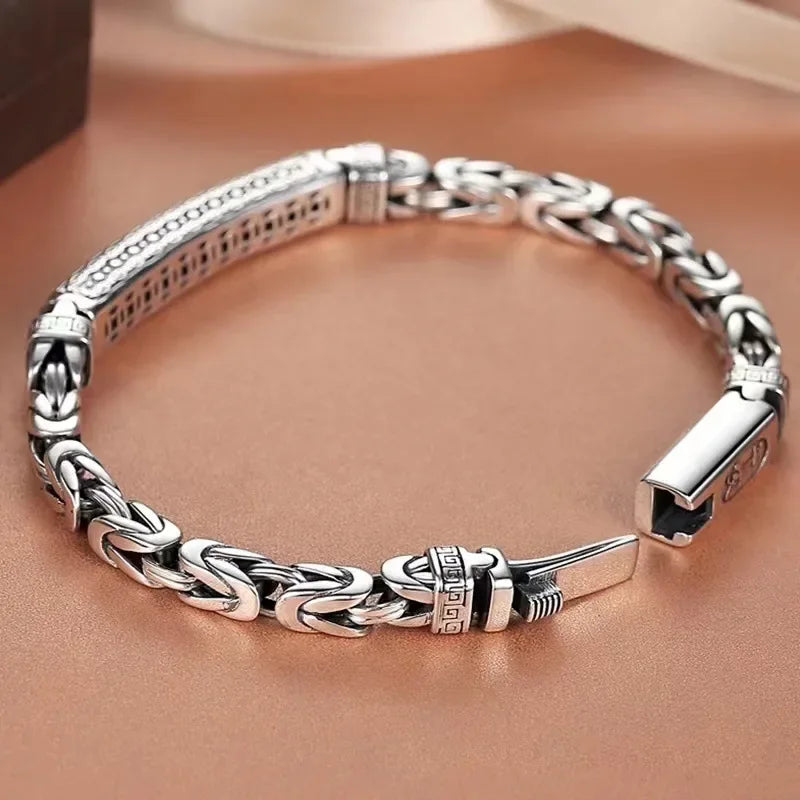S925 Silver Men's Bracelet