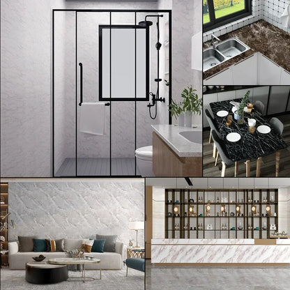 Marble patterned self-adhesive wallpaper, available in many different variations