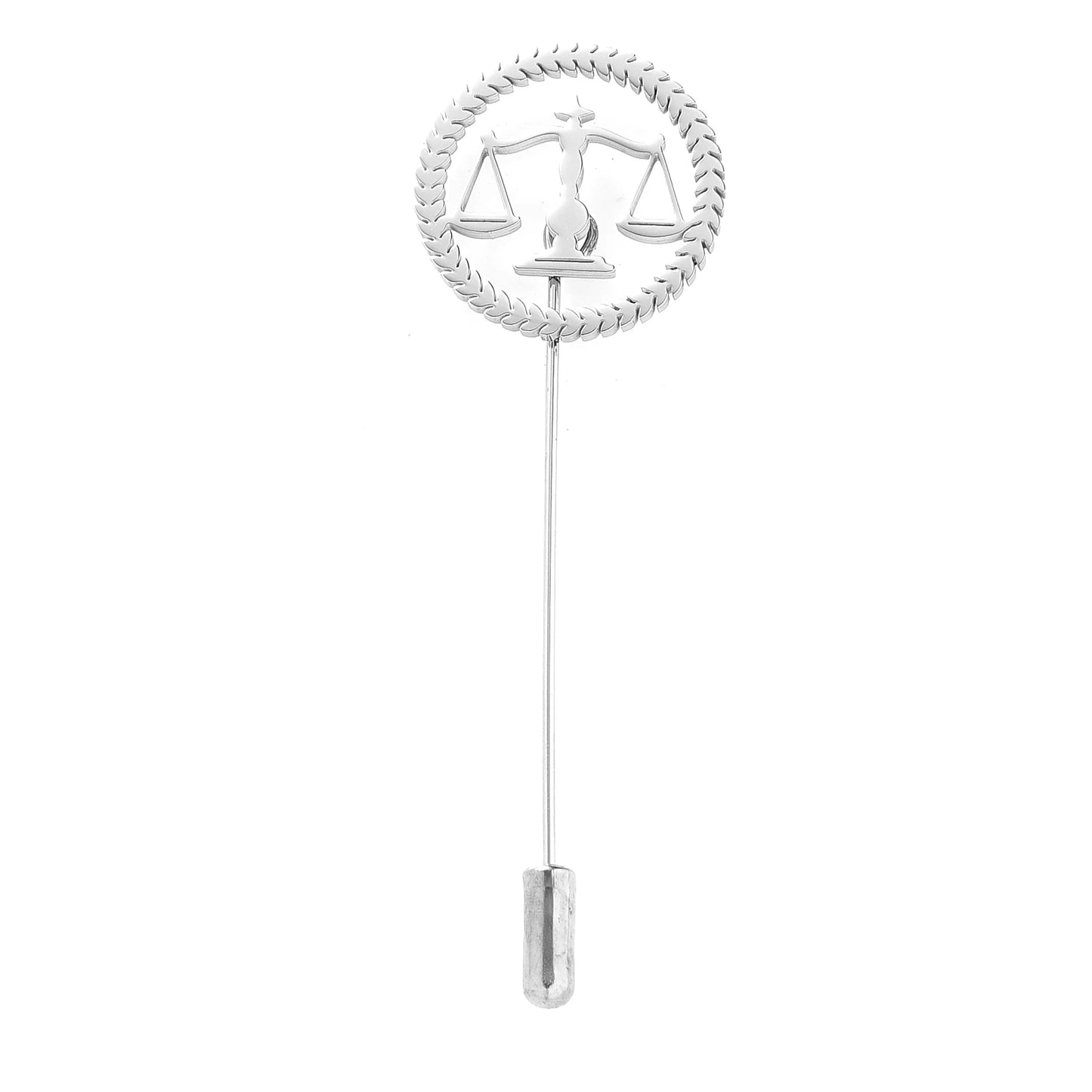 Men's Lawyer Tie Clip, Scales of Justice