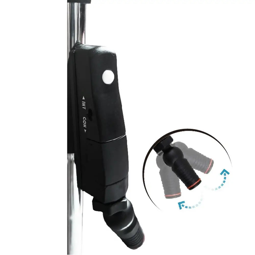 Adjustable golf putter laser aiming aid for putting line correction