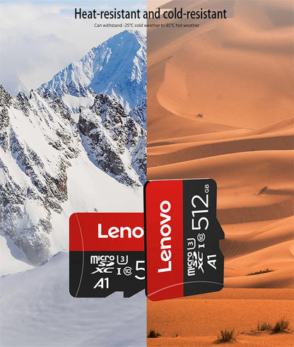 Lenovo MicroSD-muistikortti, 1TB/512GB/256GB/128GB/64GB