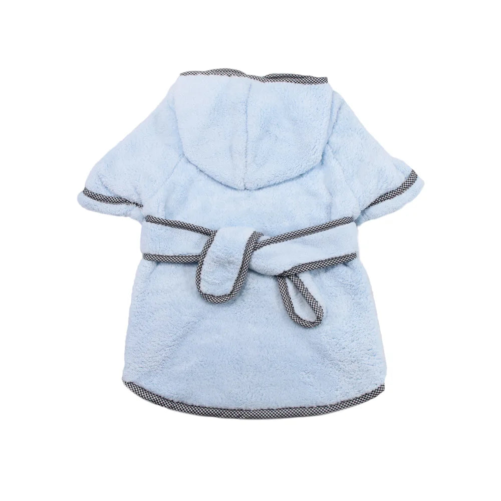 Dog bathrobe, highly absorbent and quick-drying, for small and large dogs