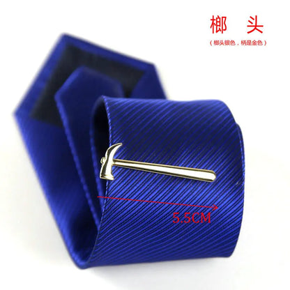 Men's classic tie clip, various motifs