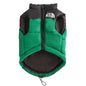 Warm winter dog vest with polo collar, for small, medium and large dogs