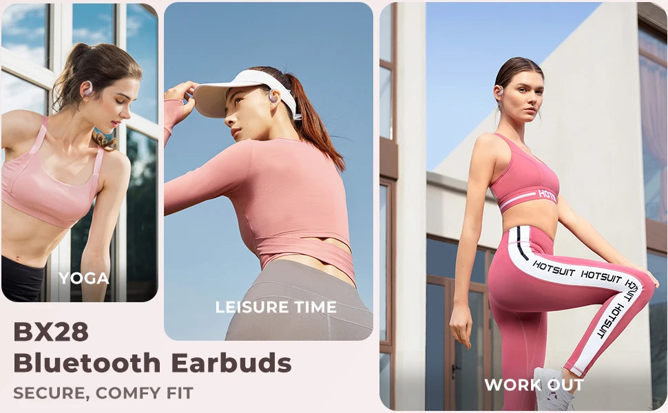 Bluetooth 5.3 Urheilukuulokkeet IP7 Vedenkestävä - ENC Kohinanvaimennus LED-näytöllä