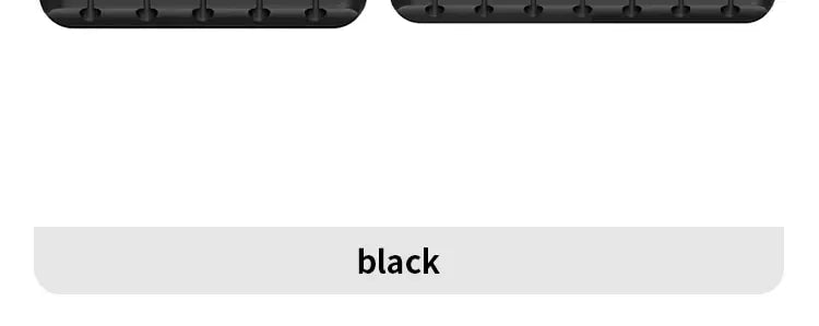 Kaapeliorganisaattori 5/7-reikäinen - Työpöydän Latauskaapelien Pidike, Hiiren ja Kuulokkeiden Kaapelikela