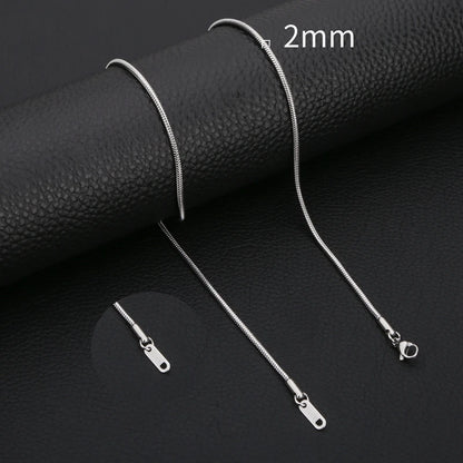 HIYEE Snake Chain Necklace for Pendants