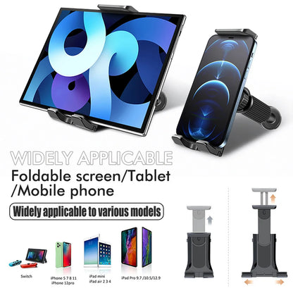 360° Kääntyvä Puhelimen/Tabletin Pidike – Auton niskatuki, pyörä, juoksumatto