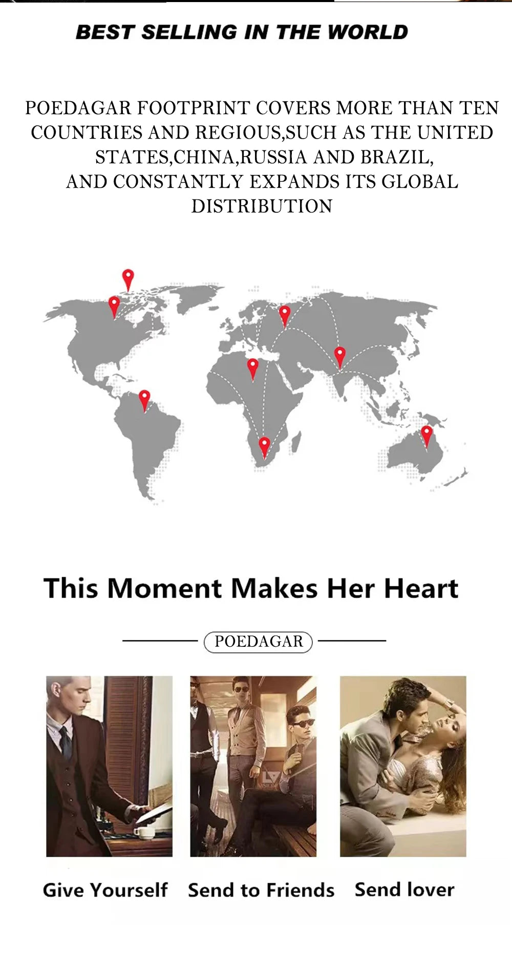 BINBOND Luxury watch for men, stylish design and practical functions